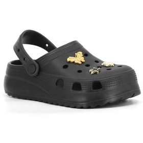 Resim Rahat Taban Yüksek Tabanlı Hemşire Doktor Hastane Aşcı Taşlı Terlik - Siyah 