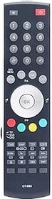 Resim ALLIMITY Toshiba TV 19W300PG 20VL63B 27WL46B 32WL66P 32A2900P 32EL66 20W300 20WL56B için Yeni CT-865 Yedek Uzaktan Kumanda 