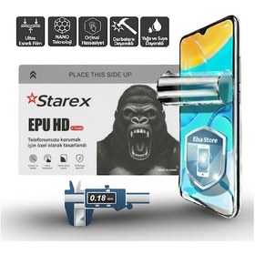 Resim Nubia Focus Pro Uyumlu Nano Ekran Koruyucu Ultra İnce Epu - 0.18 Mm Hd Starex 