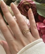 Resim Zirkon Taşlı Ayarlanabilen Yüzük 