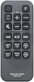 Resim AULCMEET AKB74815331 Yedek Uzaktan Kumanda LG Kablosuz Soundbar Ev Ses Sistemi SH4 SPH5B-W SH4D SH3K SPH4B-W SJ3 SPJ4B-W ile Uyumlu 
