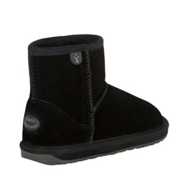 Resim Emu Australia Wallaby Mini Unisex Çocuk Siyah Bot 