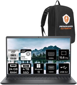 Resim Dell Vostro 3520 i5 1135G7 24GB RAM 4TB SSD 15.6'' FHD W11PRO N2063PVNB3520U & PER4 ÇANTA 