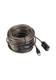 Resim Usb 2.0 Extension Uzatma Kablosu Güçlendirilmiş Usb Uzatma Kablosu 20 M 
