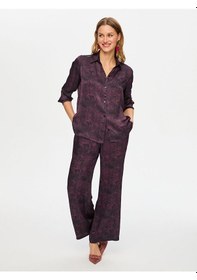 Resim Soyut Desen Uzun Kol Gömlek S26gml004 Us26gml00410 Siyah 