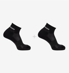 Resim Salomon Lc20875 Evasıon Ankle 2 Pack Çorap - Siyah-siyah Siyah 