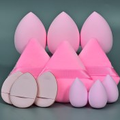Resim 12 adet Purezza PU Makyaj Süngeri Seti, Hipoalerjenik, Latekssiz, Tüm Cilt Tipleri İçin, 3 Gevşek Puf, 3 Mini Parmak Pufu, 3 Güzellik Yumurtası, 3 Mini Güzellik Yumurtası, Kokusuz 