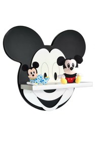 Resim Mickey Mouse Çocuk Odası Rafı Siyah-beyaz 