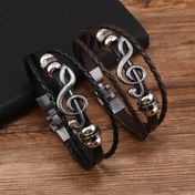 Resim Müzik Nota Bileziği, Erkekler ve Kadınlar İçin, Çiftler İçin, Çok Katmanlı Moda Bileziği 