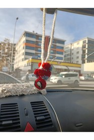 Resim Sublime Butik Sallanan Spider-Man Figürü Minyatür El Örgüsü Ev veya Araba Süsü 