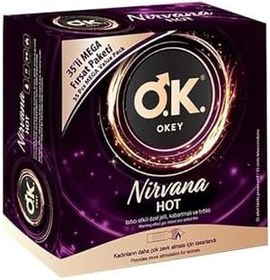 Resim Okey Nirvana Hot 35 'li Prezervatif 