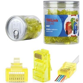 Resim TRKLink EZ RJ45 CAT6 Konnektör Sarı 100Adet 
