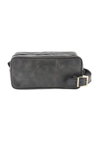 Resim Twingold İsme Özel Dopp Kit Kişisel Bakım Ve Seyahat Çantası - %100 Rainbow Deri - Ac14004 - Antrasit Antrasit 