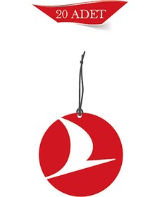 Resim 1001MODEL Türk Hava Yolları Tasarımlı 20'li Oto Kokusu ve Oto Aksesuarı 