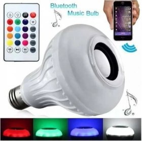 Resim Pazariz Bluetooth Hoparlor Akıllı LED Ampul Rgb Kumandalı 