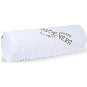 Resim Visco Ortopedik Rulo Yastık 45x15cm, Beyaz 