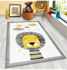 Resim Aslanlı Çocuk Halısı 