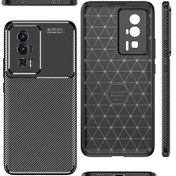 Resim Xiaomi Redmi K60 5g / K60 Pro 5g Karbon Fiber Doku Telefon Kılıfı Çizelge Anti-çizelge Esnek Tpu Koruyucu Kapak 