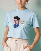Resim Simone de Beauvoir Crop Tişört 