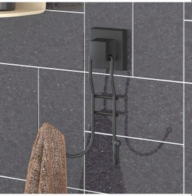 Resim Delme Vida Matkap Yok Easyfıx Yapıskanlı İkili Askı Mat Siyah Ef236 Siyah 