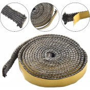 Resim Cloud011 Kendinden Yapışkanlı 15mm Siyah Soba Rulosu - Şömine Kapakları Ve Hava Temizleyiciler İçin 6.5ft 