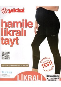 Resim Bel Kısmı Ayarlanabilir Hamile Tayt 528 