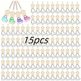 Resim Willowhaven 15 Adet Araç Difüzör Şişesi Askılı Hava Temizleme Cam Parfüm Şişesi 