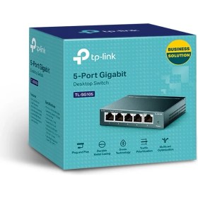 Resim TP-Link TL-SG105E 5 Port 10-100-1000 Mbps Easy Smart Switch Çelik Kasa 