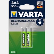 Resim Varta 2'li Şarjlı Solar Pil 