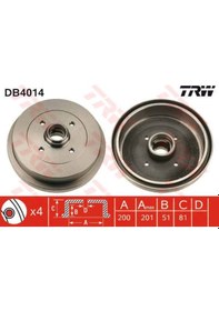 Resim TRW DB4014 Fren Kampanası Arka Polo Classıc Golf III Polo 