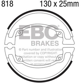 Resim Ebc 818 Brake Shoe Set 