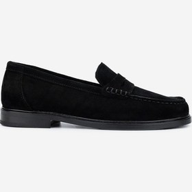 Resim Valmenti Kadın Hakiki Deri Siyah Süet Loafer Ayakkabı 35 Ad2694 Bn Ayk Y25 Sıyah Suet SIYAH SUET 