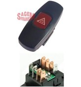 Resim SAGEMFR 500227 Dörtlü Flaşör Düğmesi Marea Bravo 