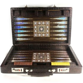 Resim Star Oyun Elit Lüks Deri Çantalı Tavla Takımı - 1140024 