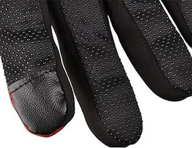 Resim Motosiklet Eldivenleri Nefes Alabilir Kayma Tam Parmak Touchsc Açık Havada Sürme Için Motosiklet Eldivenleri Siyah Motosiklet Eldivenleri Kanca Ve bağlantı elemanları Tam Parmak 