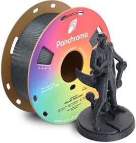 Resim Polymaker Panchroma PLA Filament, Galaxy Koyu Gri 1,75 mm 3D Baskı Filamenti, 3D Yazıcı PLA Filament, Çoğu FDM 3D Yazıcıya Uygun, 1 kg Makara (2,2 lb) 