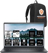 Resim Dell Vostro 3520 i5 1235U 48GB RAM 512GB SSD 15.6'' FHD FDOS N5315PVNB3520U & PER4 ÇANTA 