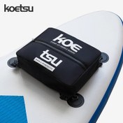 Resim KOETSU 1 adet Siyah Paddleboard Güverte Çantası, Sörf Tahtaları, Kano, Tekne ve Rafting için Elastik Ağ Depolama - Alüminyum Film ve İnci ile Dayanıklı 600D Oxford Bez, Tasarım, Kompakt Boyut (40x30x10cm), Dış Mekan Ekipman Çantası | Şık Siyah Çanta | Alüminyum Film Çantası, Tekne Aksesuarları Denizcilik 
