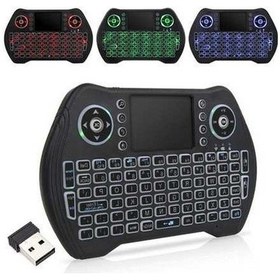 Resim Dancemonkey Arkadan Aydınlatmalı 2.4ghz Kablosuz Klavye Dokunmatik Fare Siyah 