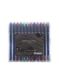 Resim Pentonic Jel Kalem Blister Set Karışık Renk 12 Li Çok Renkli 