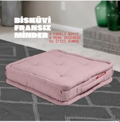 Resim Xpermate Bisküvi Minder Petek Önü Fransız 55x55x14 Pembe 