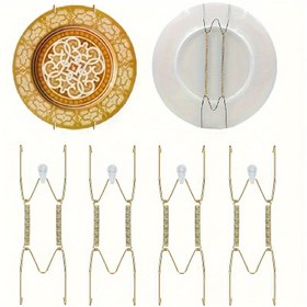 Resim 4 adet Ekran Tutucu, 20.32/25.4/30.48cm W Duvar Tabakları Ekran Askı Tipi Bahar Tabak El Sanatları Dekorasyon, Görünmez Tutucu saç tokası, Oturma Odası, Yemek Odası ve Restoran için, Ev Dekoru, Ev Organizatörleri ve Depolama, Ev Aksesuarları 