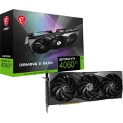Resim MSI VGA GEFORCE RTX 4060 TI GAMING X SLIM 16G RTX4060TI 16GB GDDR6 128B DX12 PCIE 4.0 X16 (3XDP 1XHDMI) 