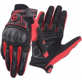 Resim Scoyco MC23 Yazlık Korumalı Eldiven Kırmızı - Siyah 