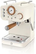 Resim Swann Swan SK22110BLUN Nordic Espresso Kahve Makinesi, Süt Köpürtücülü 1.2L 