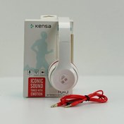 Resim Kensa Kh-08 AuX kablolu Mikrofonlu Kulaklık Beyaz 