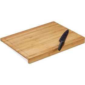 Resim Excellent Houseware Kenarlıklı Bambu Kesme Tahtası - 35x24 cm 