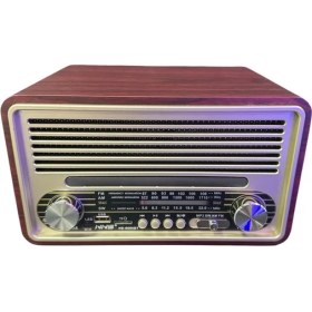 Resim Nns NS-6680 USB / Tf Kart / Fm Retro Taşınabilir Bluetooth Hoparlör 