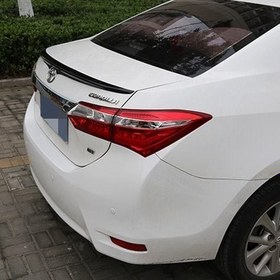 Resim Toyota corolla bagaj üstü spoiler 2013+ siyah boyalı 