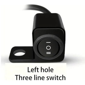 Resim Hightower Sol Üçlü Motosiklet Anahtarı, Çok Fonksiyonlu, Kolay Kullanım, Kompakt Ve Sağlam 